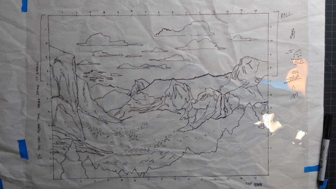 Master sheet for Yosemite Valley