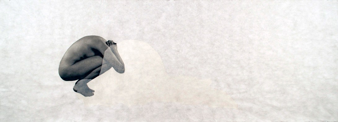 Untitled Digital with Chine-Collé